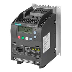 Преобразователь частоты Siemens v20 6SL3210-5BE24-0UV0 3ф без фил. 8.8А 4кВт 380В