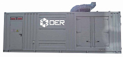 Дизельный генератор MGE P1000MH 10500 В в контейнере ДЭР